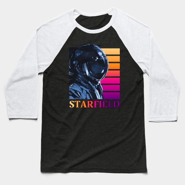 Starfield Original Aesthetic Tribute 〶 Baseball T-Shirt by Terahertz'Cloth